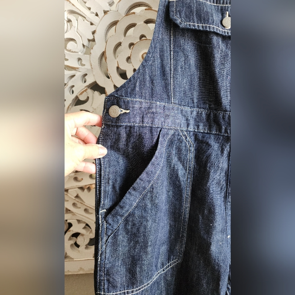 DENIMIST TIE STRAPS RELAXED OVERALLS RETAIL PRICE $465 SIZE XS NWOT - Picture 13 of 16